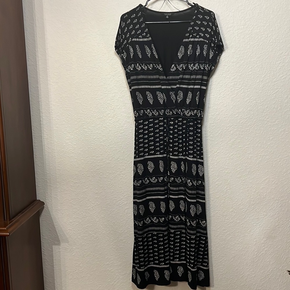 Lucky Brand Faux Wrap Maxi dress, size medium.